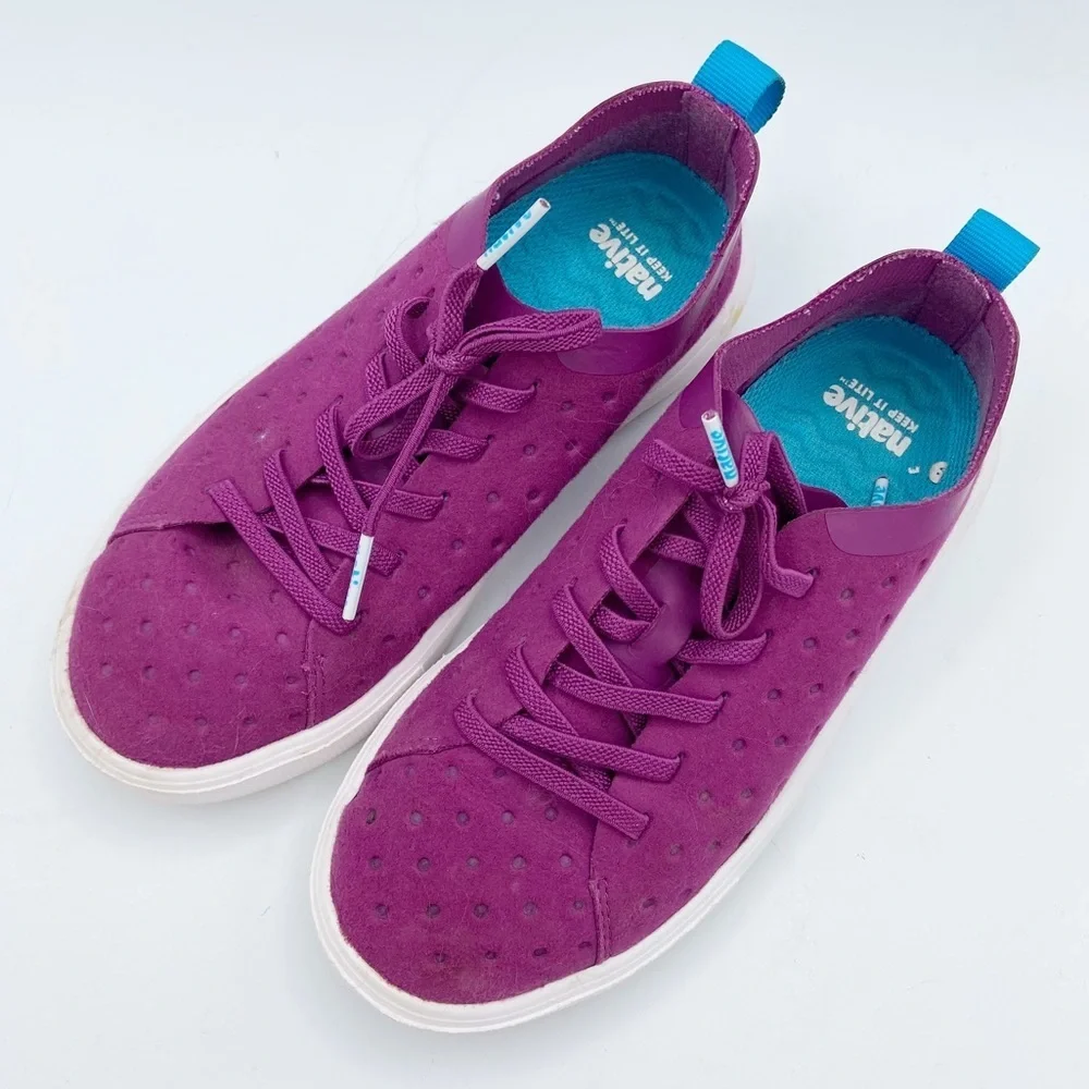 Native Keep It Lite‎ Monaco Magenta Shoes lace up size 13